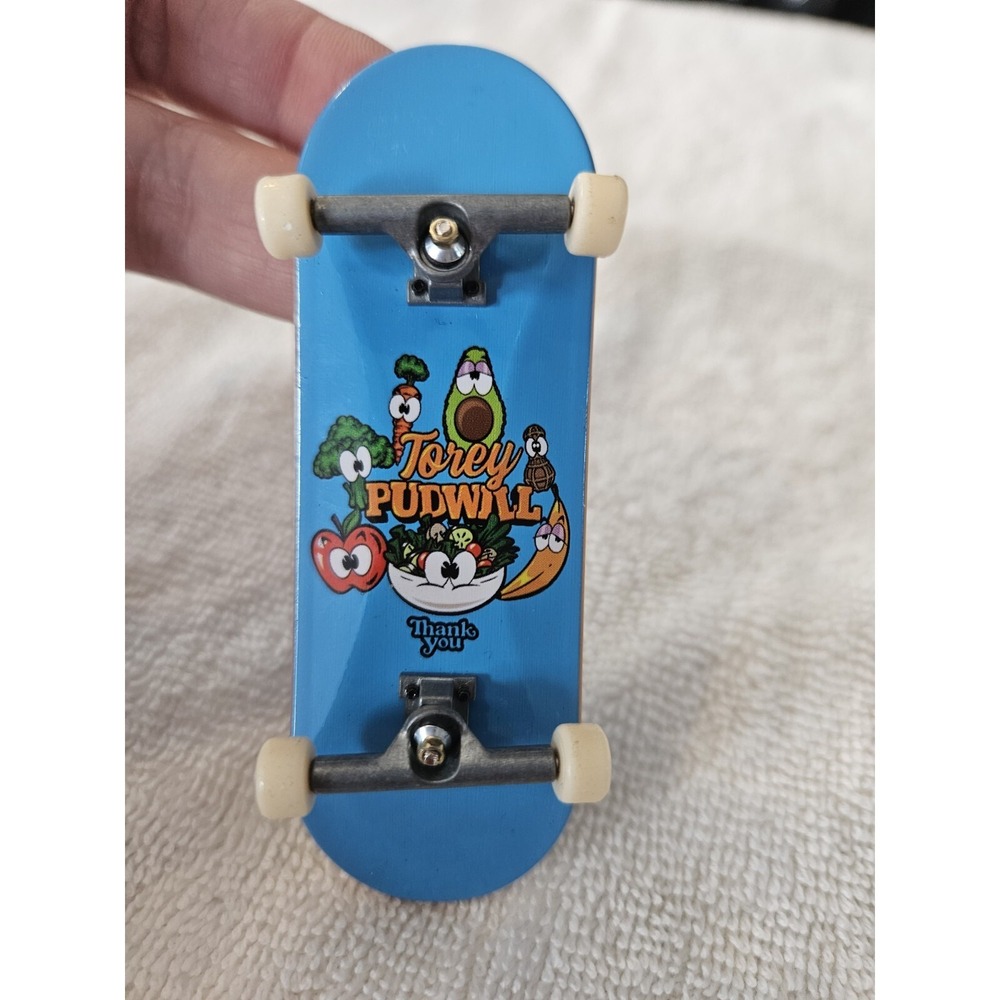 TECH DECK World Pro FINGER BOARD Thank You ULTRA RARE Oob Torey Pudwill